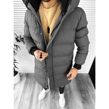 Geaca barbati de iarna gri 9020 59-1