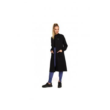 Jacheta dama -  Bumbac/Elastan - Negru -