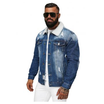Jacheta de blugi barbati sherpa  NB/MJ502