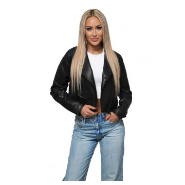 Geaca de piele pentru femei  JS/11Z8128
