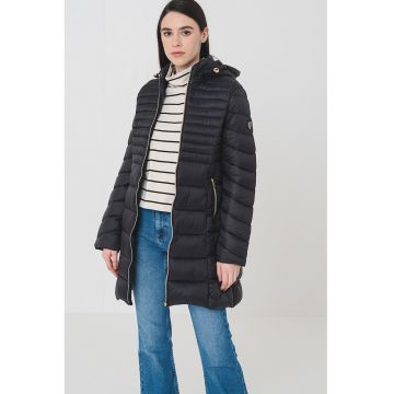 Geaca lunga cu gluga Bealize