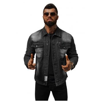 Jacheta de blugi barbati neagra  NB/MJ521N