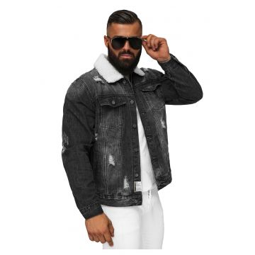 Jacheta de blugi barbati sherpa  NB/MJ502