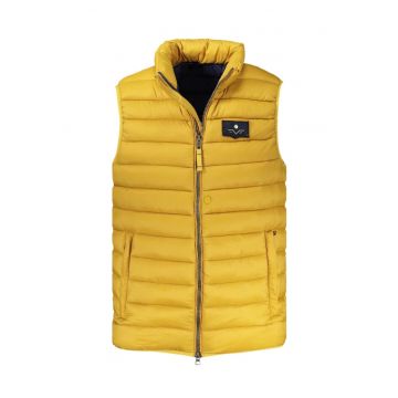 Vesta barbati - cu mini logo brodat - Galben -