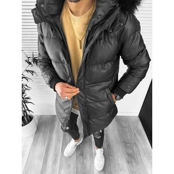 Geaca barbati  de iarna neagra 650 58-3