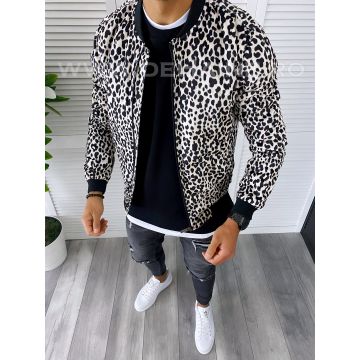 Geaca barbati animal print  de primavara B6322  57-3