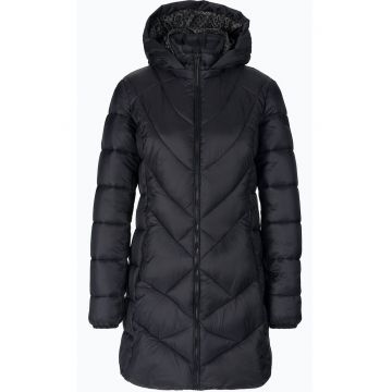 Geaca de puf dama Parka Snaps Hood -  Poliamida - Negru