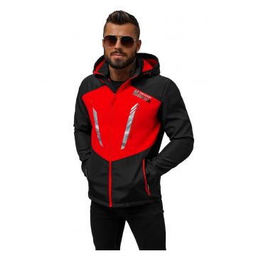 Jacheta softshell barbati neagra-rosu  JS/HH022/1CZ