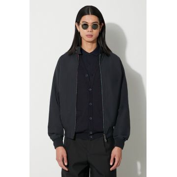 Baracuta geacă bomber G9 Cloth bărbați, culoarea bleumarin, de tranziție, BRCPS0001