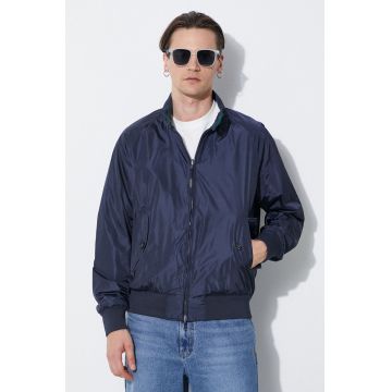 Baracuta geaca cu doua fete Reversible G9 barbati, culoarea albastru marin, de tranzitie, BRCPS1026