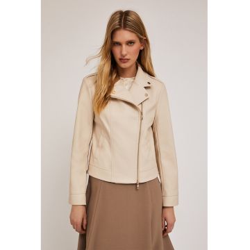 Jacheta biker de piele ecologica