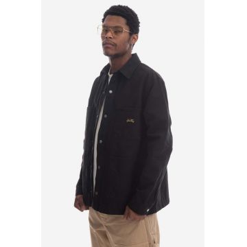 Stan Ray jachetă de bumbac Barn culoarea negru, de tranziție SS23037BLA-BLA