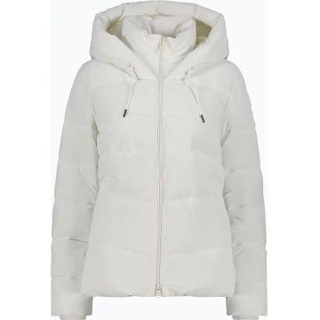 Geaca de puf dama Fix Hood -  Poliester - Alb