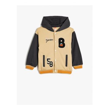Jacheta bomber cu gluga