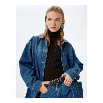 Jacheta lejera din denim