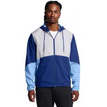 Jacheta pentru antrrenament Legacy Windbreaker - Albastru glaciar/Alb murdar/Albastru deschis