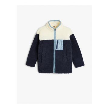 Jacheta regular fit cu fermoar