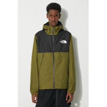 The North Face geaca M Mountain Q Jacket barbati, culoarea verde, de tranzitie, NF0A5IG2PIB1