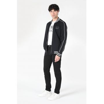 Bluza sport cu fermoar si buzunare laterale