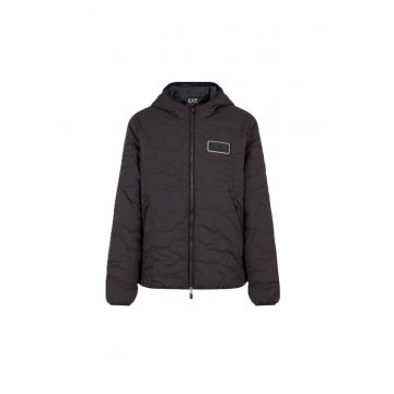 Geaca  pentru Barbati - m down medium hooded jacket camou - 6DPB69-PNHQZ-1200 - XL INTL - Negru