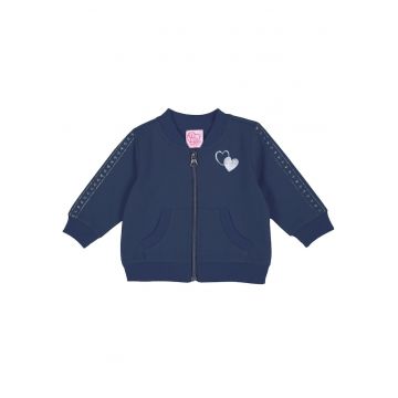 Jacheta copii -  Bumbac - Bleumarin - 80cm