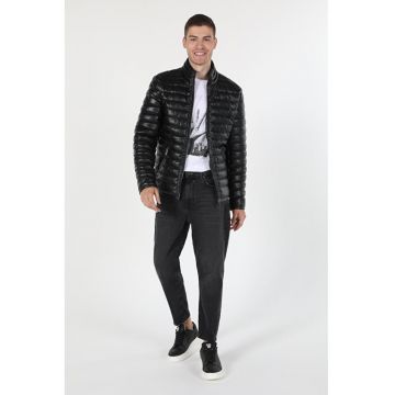 Jacheta De Barbati Negru Slim.Fit