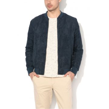 Jack&Jones - Jacheta bomber bleumarin Howard