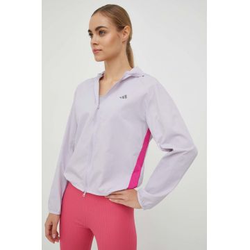 Adidas Performance jachetă de alergare Run It culoarea violet, de tranzitie Adidas Performance jachetă de alergare Run It culoarea violet, de tranzitie