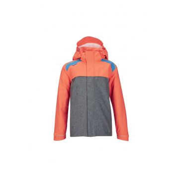 Geaca  Ski JUNIOR - culoare portocaliu/gri