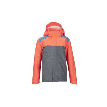 Geaca  Ski JUNIOR - culoare portocaliu/gri