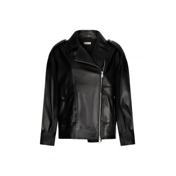 Jacheta biker din piele ecologica