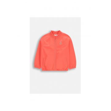 Jacheta bomber cu fermoar si maneci raglan