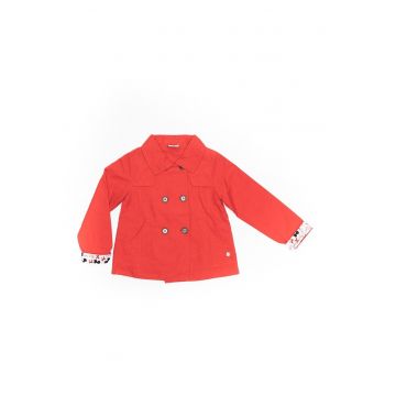 Jacheta cu nasturi - fetite -  20434 - Rosu -
