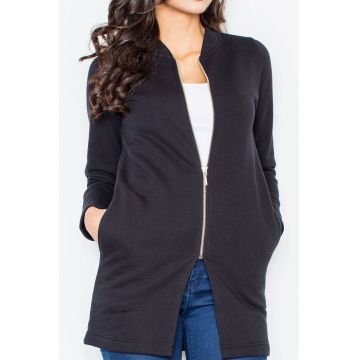 Jacheta dama M336 -  Bumbac - Negru -