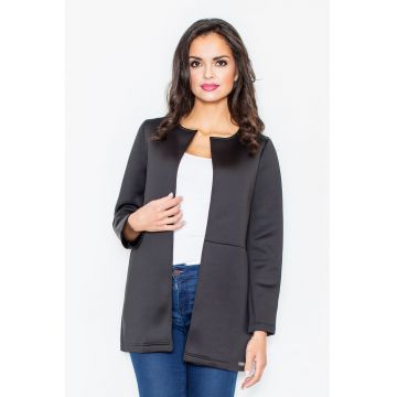 Jacheta dama M345 -  Poliester - Negru