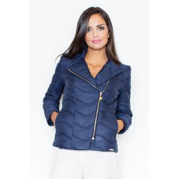 Jacheta dama M404 -  Poliester - Bleumarin