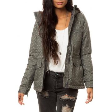 Jacheta dama  Trail Polka Dot - nylo/poliester - gri -