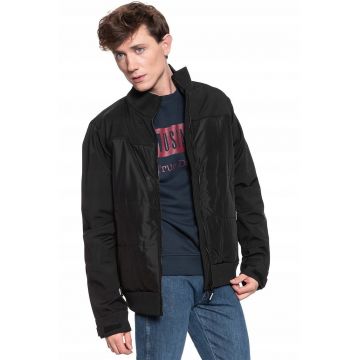 Jacheta De Tranzitie -  Daniel Sc Mix-Match - Croiala Regulara - Fermoar - Negru - 2 Buzunare - M Intl - Negru