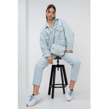 Jacheta supradimensionata de denim