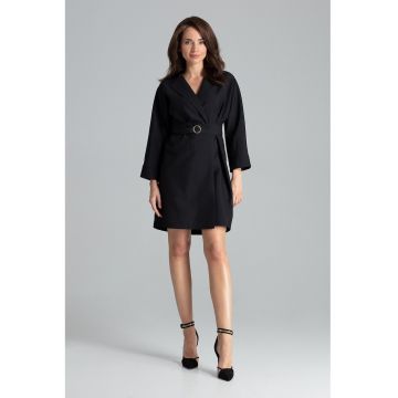 Palton dama -  Jacheta L058 - negru -