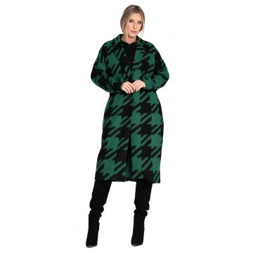 Palton dama M1112 -  Poliester - Verde -
