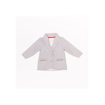 Sacou cu nasturi -  fete - din bumbac - 32841