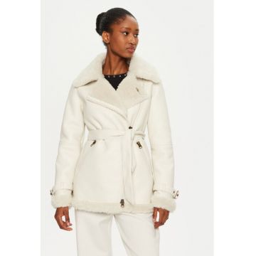 Geaca dama -  304565137 - Piele ecologica - 42 EU - Alb