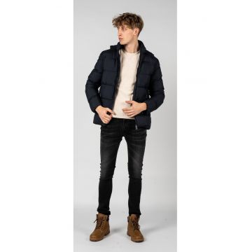 Geaca regular fit cu gluga - 46