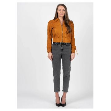 Geaca Scurta Din Piele - XL