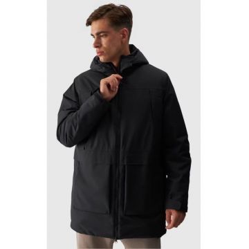Jacheta barbati  parka - impermeabila - captusita - neagra - poliester