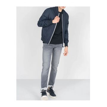 Jacheta bomber cu fermoar -