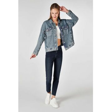 Jacheta De Dama Denim Oversize Fit Cl1063510 8683197685025