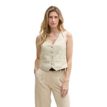 Vesta slim fit de bumbac