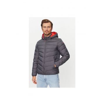 Geaca barbati -  302872350 - Nylon/Poliester - Gri